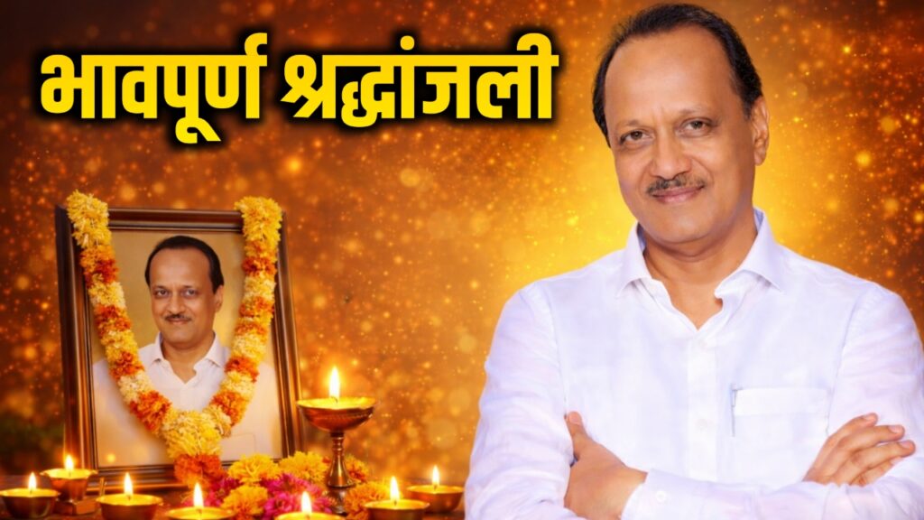 ЁЯТР Ajit Pawar Plan Crash - ЁЯШн рднрд╛рд╡рдкреВрд░реНрдг рд╢реНрд░рджреНрдзрд╛рдВрдЬрд▓реА " рдЕрдЬрд┐рдд рджрд╛рджрд╛ "