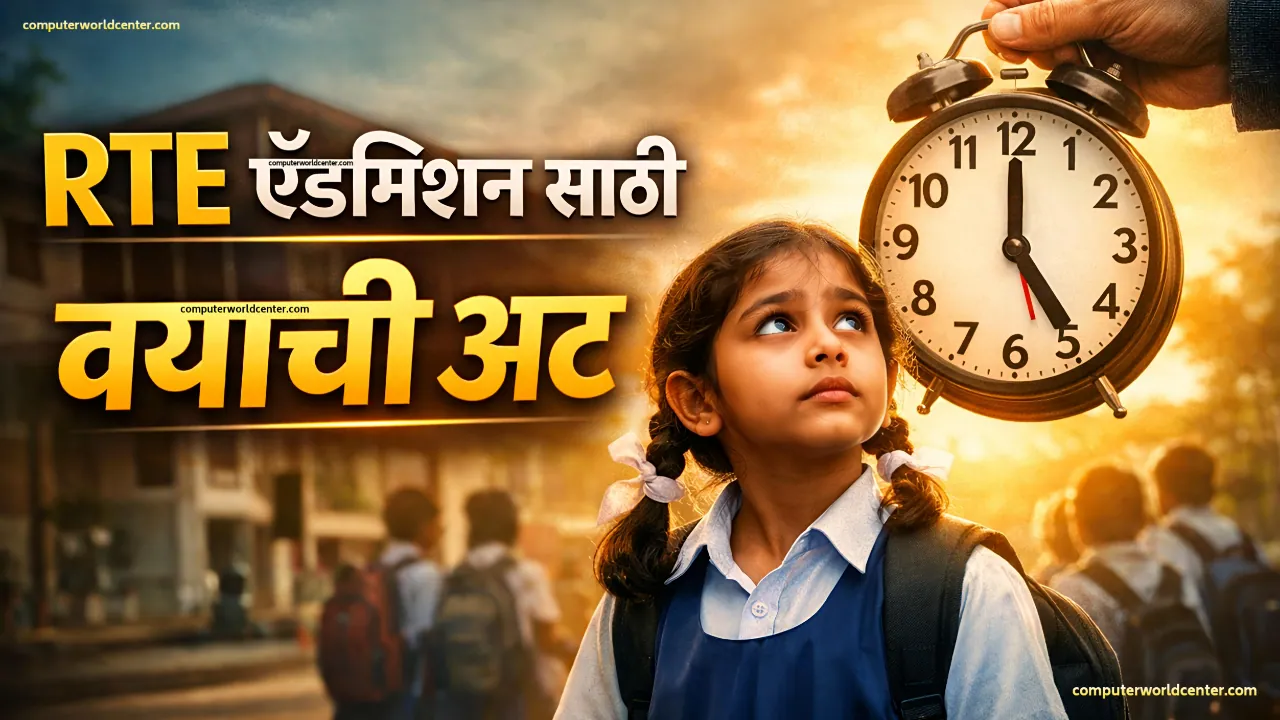 🤷🏻♂️ RTE ऍडमिशन 2026-27 साठी वयाची अट किती पहा | RTE Admission Age Limit In Marathi 2026-27