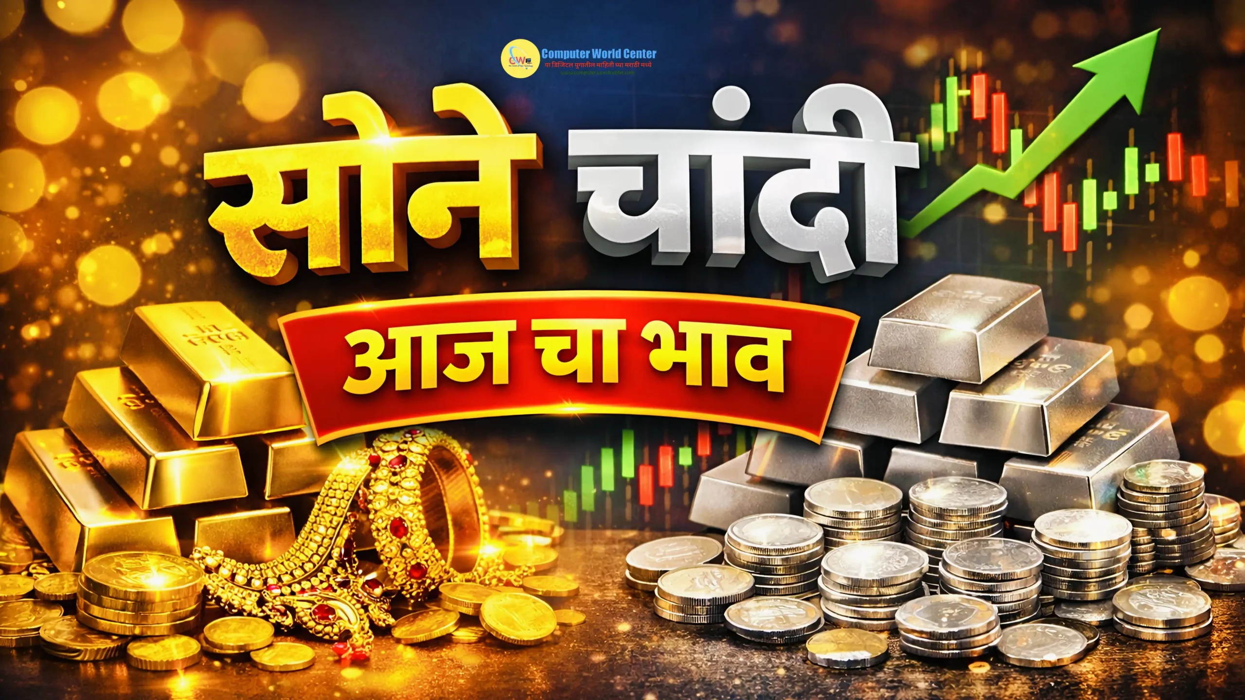 💰 Gold and Silver Rate Today - सोने चांदी चे आजचे भाव