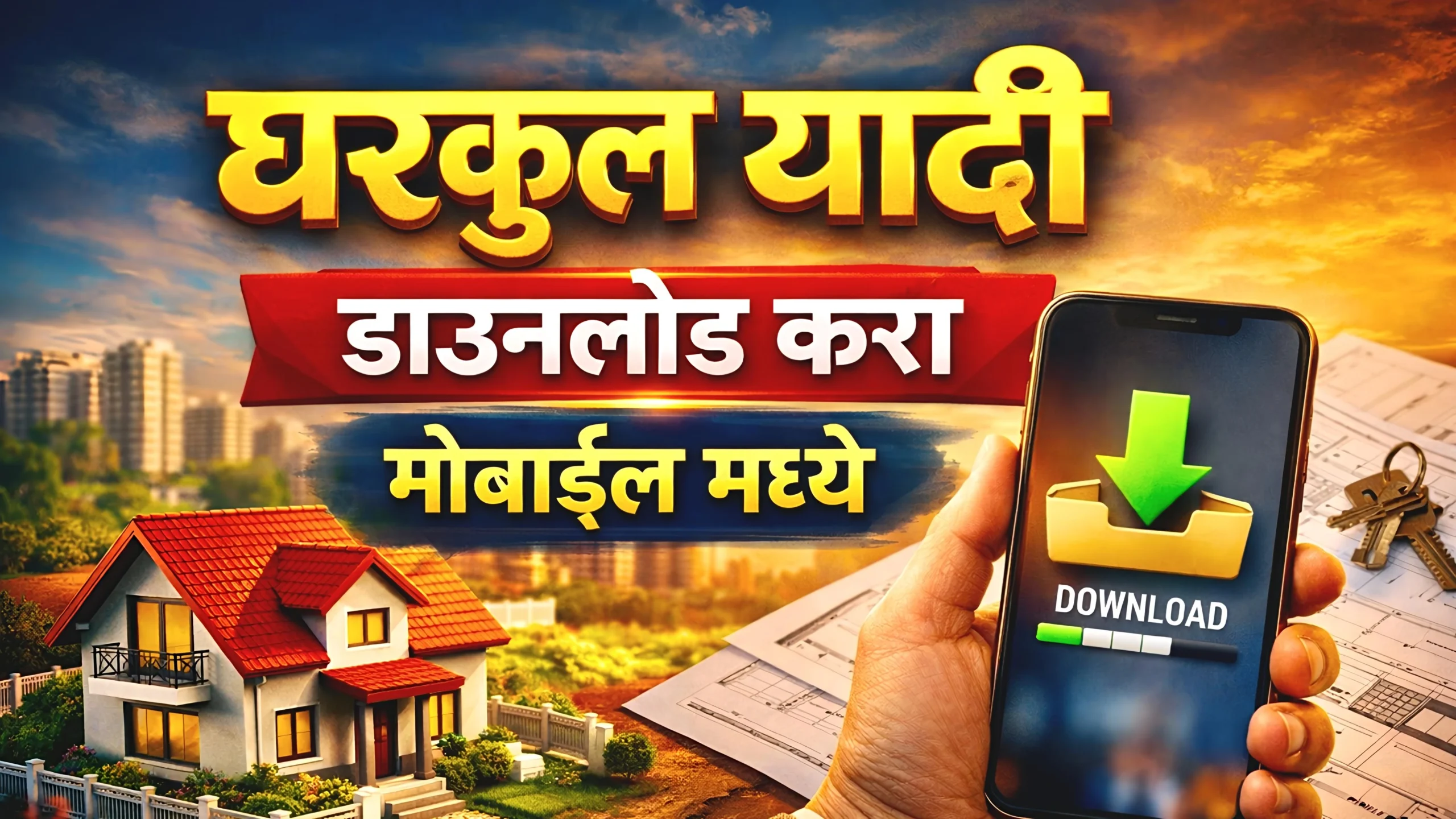 📝 ग्रामपंचायत घरकुल यादी डाउनलोड करा मोबाईल मध्ये 🏠 Gharkul Yadi Download 2026