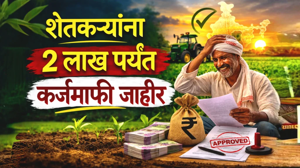 💰 2 लाख कर्ज माफी - शेतकरी कर्जमाफी योजना 2026 | Shetkari Karj Mafi Yojana 2026 Maharashtra